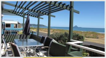 Ohope Beach home with spectacular views of White Island & sea